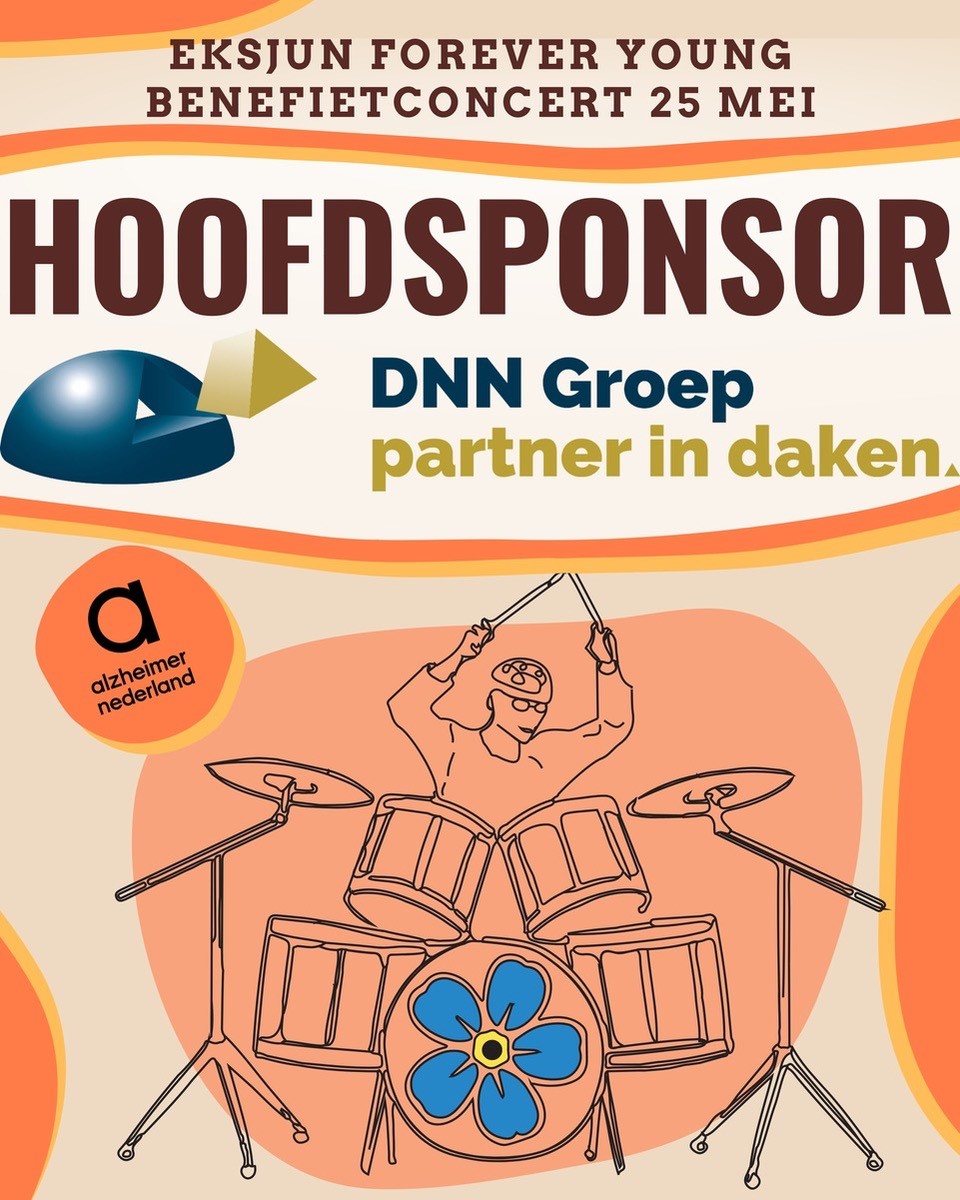 Wij zijn trotse hoofdsponsor van het Benefietconcert Eksjun: Forever Young.